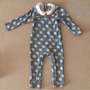 Hallmark baby Sugar Skulls Día de Los Muertos Long sleeve romper.Baby 1 1/2- 2yr